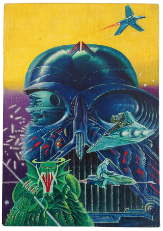 Illustration for article titled Here's Your Chance To Own This Legendarily Weird Star Wars Poster Art